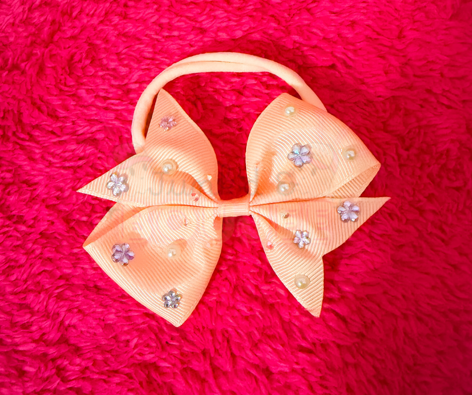 Spring Yellow Junk’d Bow on Nylon