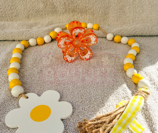 Junk’d Flower Clip-Spring Orange