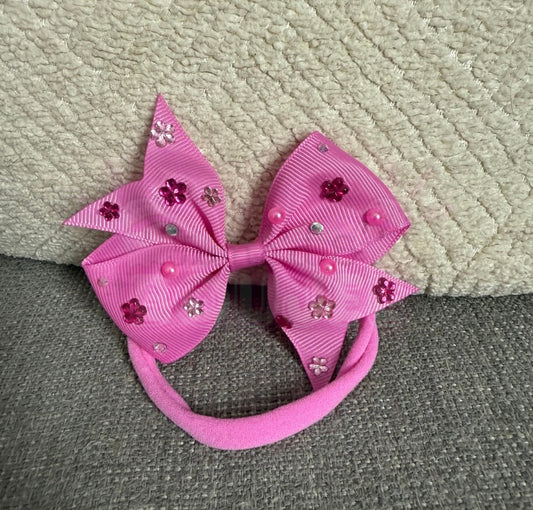 Perfect Pink Junk’d Bow on Nylon